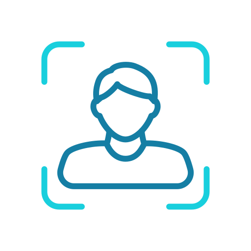 Face recognition icon